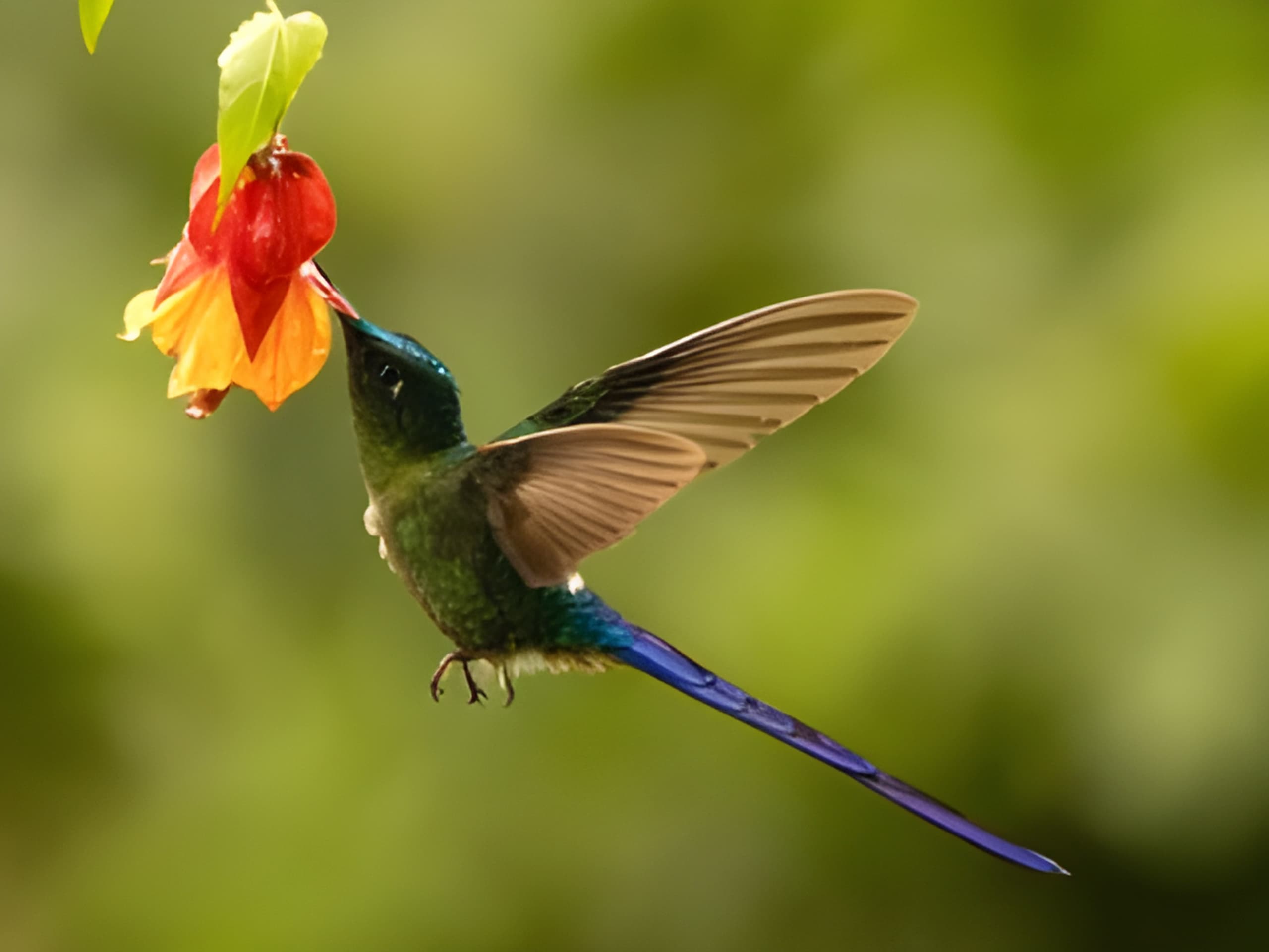 Upscaled high resolution landscape