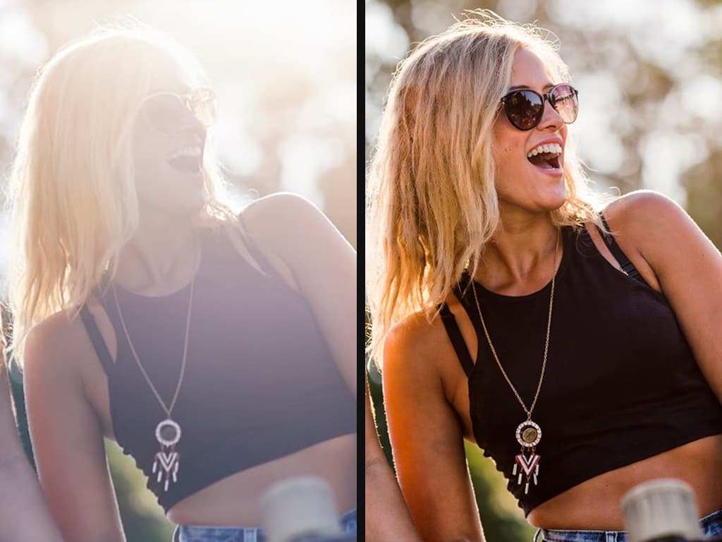 Fix blurry instagram photo and unblur screenshot example